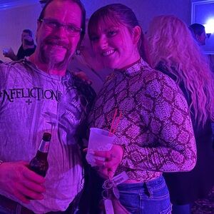 Olivia Rae Womens Mock Neck Snakeskin print stretchy top